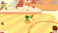 Head down this pipe to do a little minigame for the second Green Star