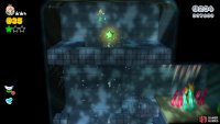 Use the trampoline and the Mega Mushroom to break through some bricks and collect the second Green Star
