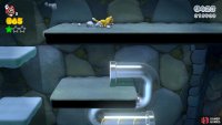 There is a hidden ledge above the cloud platforms