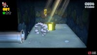 which leads to a golden pipe that yields a lot of coins