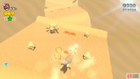 Hit the Bowser statue shown in this screenshot