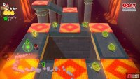 The second Green Star is found by collecting the green coins here