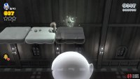 Ride the first couch up to some clouds to get the second Green Star