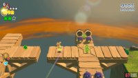 Collect the green coins near the goal to get the third Green Star