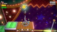 You can use a boosted jump to reach the Stamp if you’ve already lowered the platform