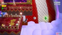 Toss a baseball at the third Green Star near the end