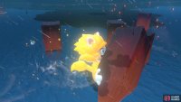 You can pick up the blocks that Bowser drops down