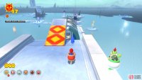 Don’t miss the blue coins to the right of the ramp after the clouds