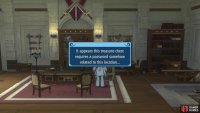 The chest inside the academy is locked, requiring a password.