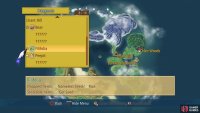You can check all kinds of things on the world map, like the enemies in each area.