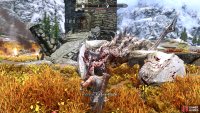 You can attack the dragon in melee once it lands.