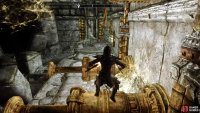 You’ll need to avoid being pushed by pistons by jumping over them.