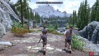 You can use one of the Guardian Stones to increase the rate at which you learn combat, magic, or stealth skills.