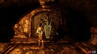 Inspect the Golden Claw from your inventory to see the correct order of symbols for the door.