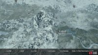 The location of Ivarstead, east of Whiterun.