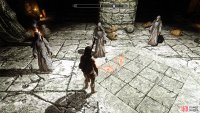Look to the ground to learn the second word of the Unrelenting Force shout.