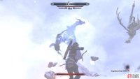 Wait for Alduin to stop and hover, then use Dragonrend to force him down.