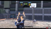Or playing one-on-one basketball.