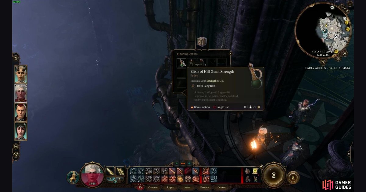 What Is Elixir Strangth Where to Find Elixirs of Hill Giant Strength in Baldur's Gate 3 ...