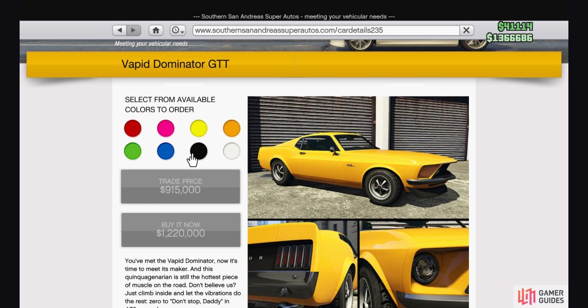 gta 5 vapid dominator asp trade price level GTT - Vehicles - Los Santos Tuners DLC | Grand Theft Auto V Vaporesso luxe x pro pod vape kit for sale Included Nicotine Shots:3mg (2 x 20mg Salt Nic Shots) Breeze Pro - Cherry