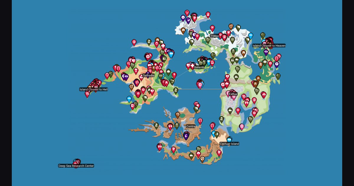 World Map Interactive Map - Final Fantasy VIII | Gamer Guides®