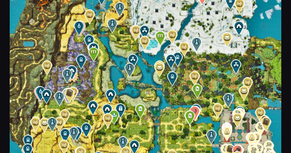 The Adventures of Elliot: The Millennium Tales Interactive Maps List ...