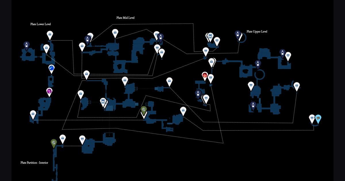 Sector 4 Plate Interactive Map - Final Fantasy VII Remake Intergrade ...